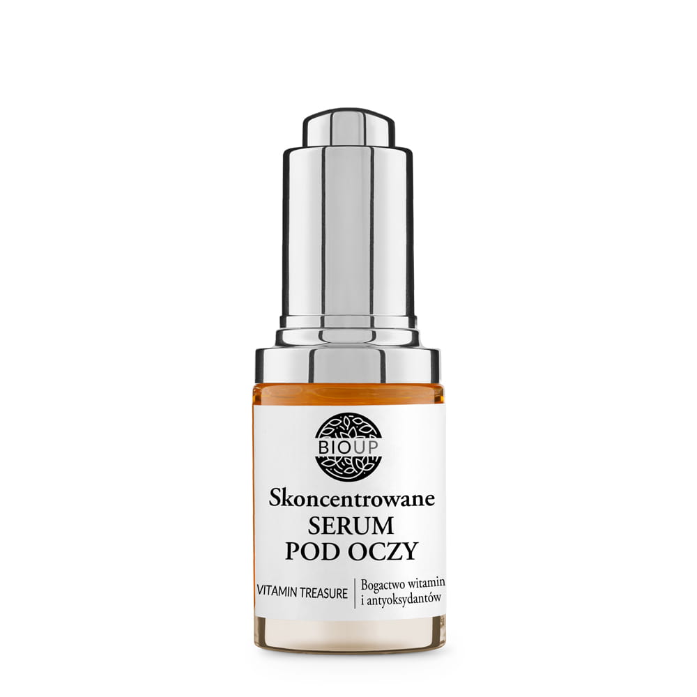 Skoncentrowane serum pod oczy VITAMIN TREASURE z retinolem i Q10 - o działaniu przeciwzmarszczkowym