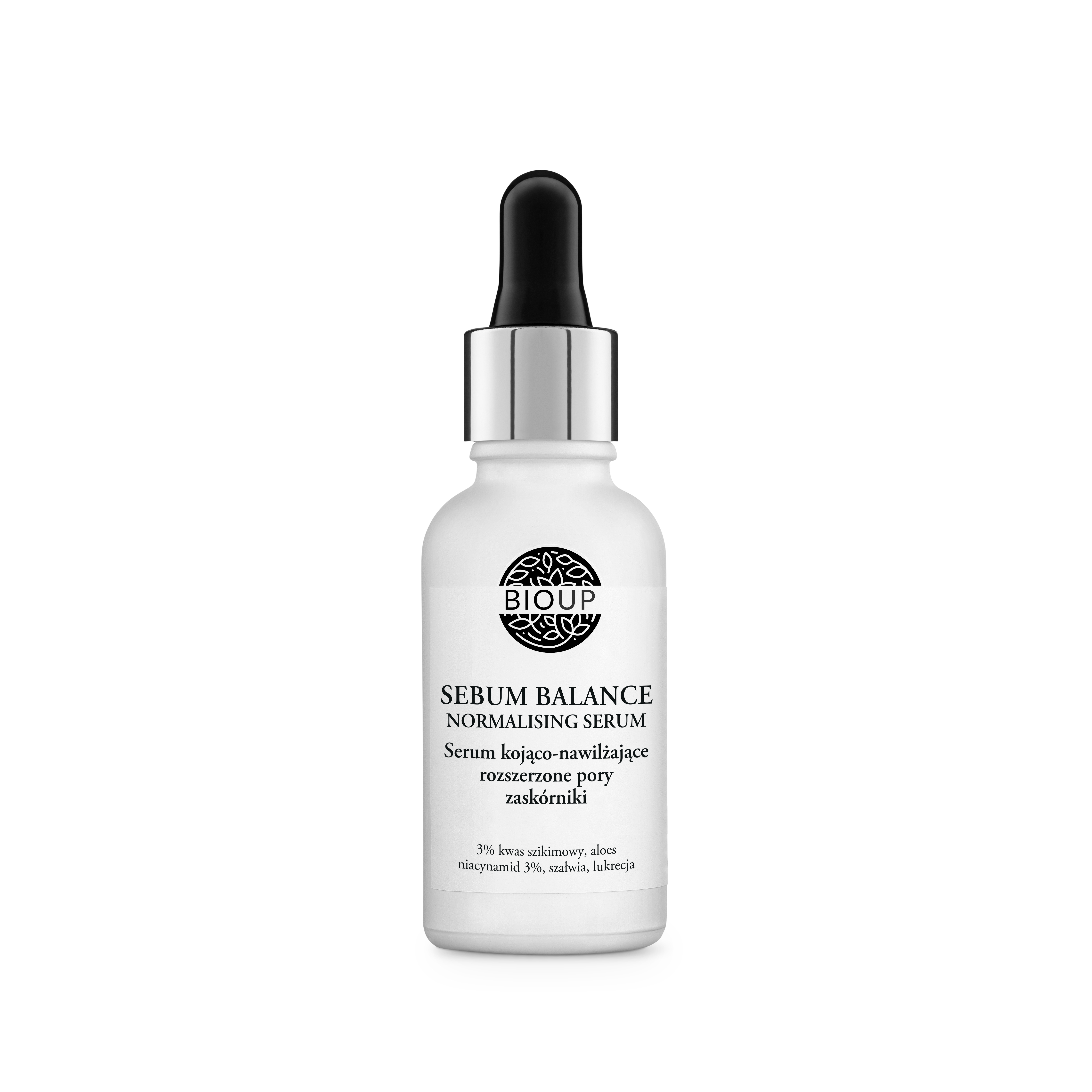 SEBUM BALANCE Nawilżająco-kojące serum na rozszerzone pory, zaskórniki, niedoskonałości